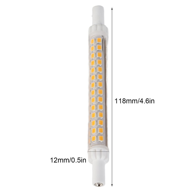 2Pcs R7S 98LED Bulb Double Ended 118mm Dimmable Flood Light