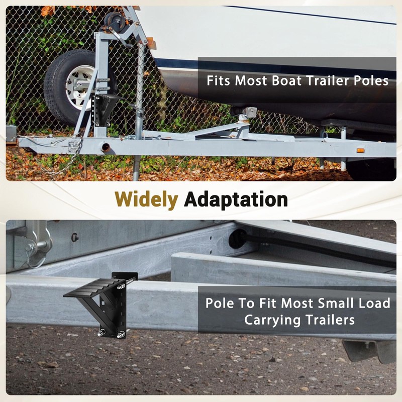 GADFISH Trailer Step, Trailer Step Mount, Boat Trailer Steps, Heavy