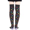 Mysocks Unisex over-the-knee socks made of extra fine combed cotton,