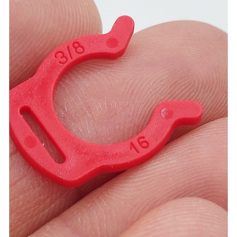 John Guest 3/8" RO Tubing Locking Clips PIC1812R Speedfit (Pack