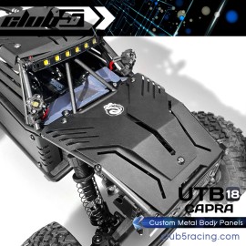 Club 5 Racing Custom Anodized Aluminum Body Panels for Axial 1/18 Capra