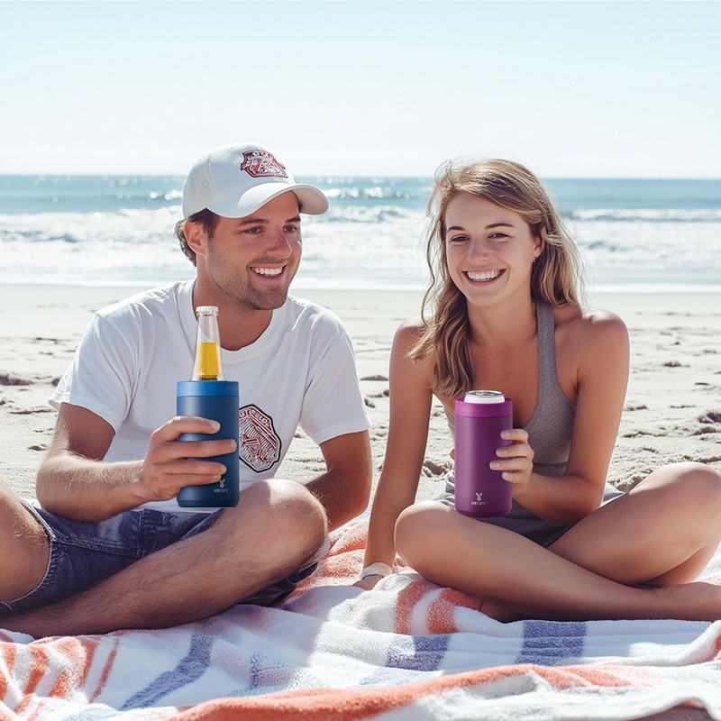 Meoky Universal Can Cooler Insulated: Fits All - for Regular