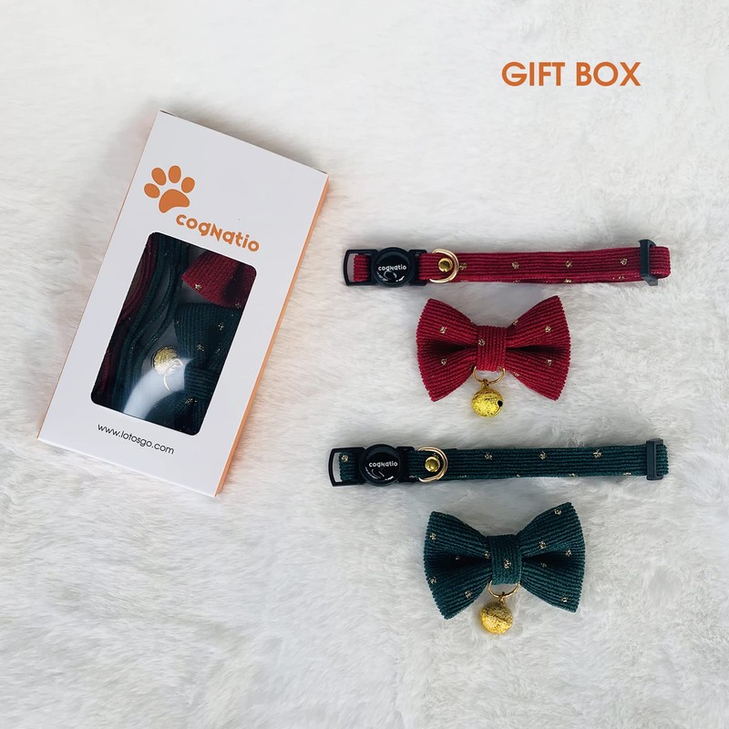 Cognatio Safety Quick Release Cat Collars, Soft Kitten Collars with