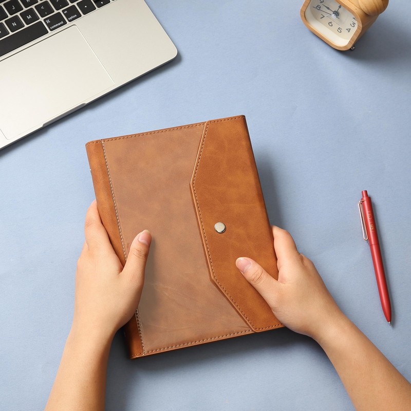 Mr. Pen A5 Leather Planner - 6 Ring Binder, Refillable
