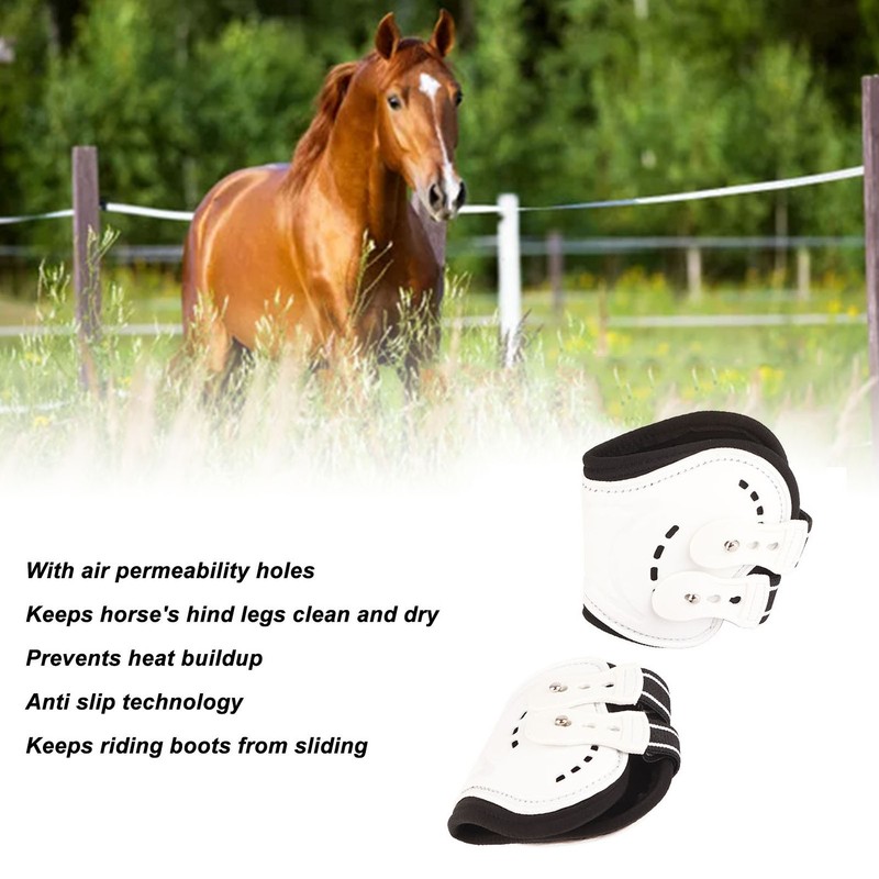 Horse Fetlock Boots Impact Resistant Breathable Horse Hind Leg Boots