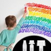 TOBEOME Pack of 5 Graffiti Markers, Refillable Paint Markers, Paint