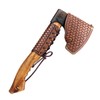 Tourbon Outdoors Leather Axe Head Cover Handle Guard Collar Protector