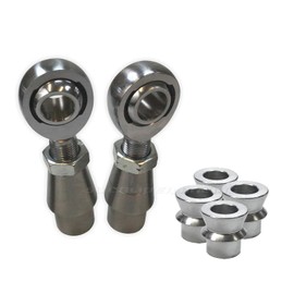 3/4" Heim Joint Kit - Chromoly Heim Joints 3/4" for 1.75" OD .095 Wall Tube w/Spacers - Panhard Bar 4-Link Rod Ends Suspension Steering UTV Rock Crawler Sand Rail Hot Rod Johnny Joint [6101B28] 2-Set