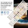 HereBelieve 8pcs LED Backlight Strips for 55" TV 55S405LEA TOT_55D2900_4X4_4X5