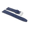 Bandini Womens Italian Leather Watch Strap - Blue - Glossy