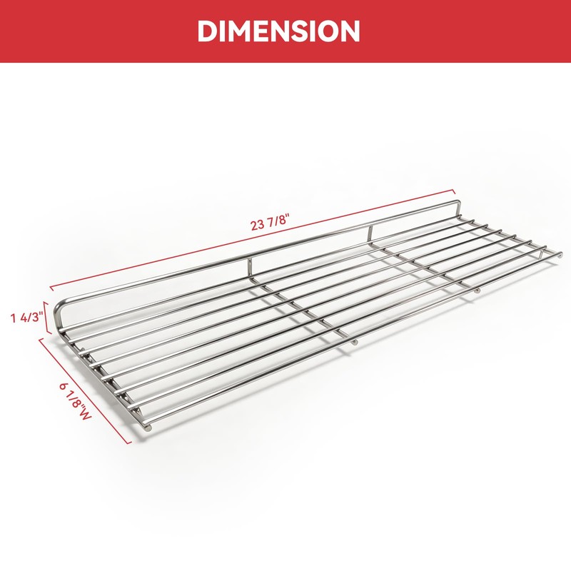 Warming Rack for Captiva Designs GR001 4-Burner Propane Gas BBQ