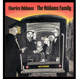 Charles Addams: The Addams Family 2024 Wall Calendar