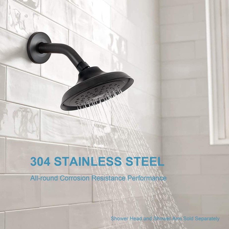 OFFO Shower Arm with Flange, 6 Inches Oil Rubbed Bronze