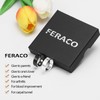 Feraco 2PCS Copper Rings for Women,99.99% Pure Copper Magnetic Therapy