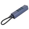 USB to Ethernet Adapter 4 Ports 100Mbps 5Gbps Aluminium Alloy