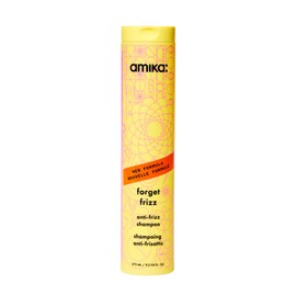 amika forget frizz anti-frizz shampoo, 275ml | smoothing, humidity protection, up to 72 hour frizz control + lightweight hydration, for medium to thick coarse hair types 2a-4c