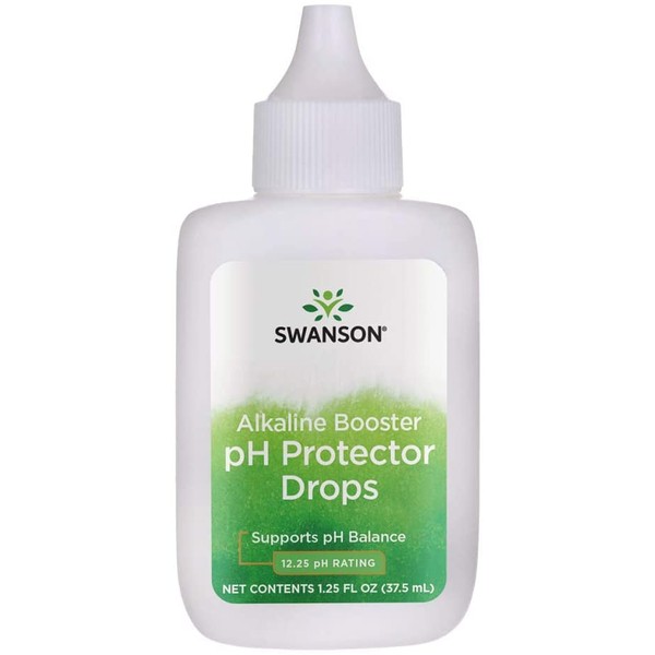 Swanson Alkaline Booster ph Protector Drops 1.25 fl Ounce (37.5 ml) Liquid
