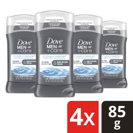 Dove Men + Care DEO Clean Comfort Stick, 85g (Pack of 4)