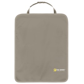 TIKE SMART Luxury Clean-Edge Kick Mat - Seat Back Protector and Seat Cover with Invisible Strap and Stiff Edging (1 Mat)