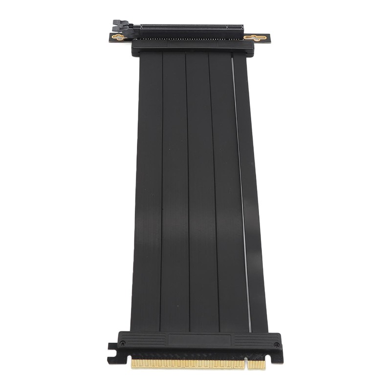 PCIE4.0 X16 Riser Cable 9.8in Length Right Angle High Speed