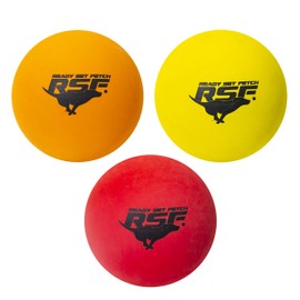Franklin Pet Supply High Bounce Fetch Balls for Dogs - Multi Colored Bounce Balls - Bouncy Rubber Pet Balls for Park + Beach - 3 Pack