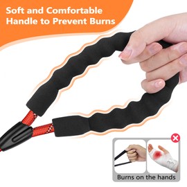 X XBEN Training Leads for Dogs,10M/33FT Strong Rope Long line Dog Lead Leash with Soft Padded Handle and Heavy Duty Hook, Reflective Recall Training Leads for Large Medium Small Dog