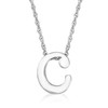 Ross-Simons "E"- Sterling Silver Lowercase Initial Necklace. 18 inches
