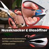 Cozor Kitchen Scissors 22 cm, Household Scissors with Saw Edge,