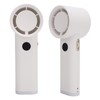 Handheld Fan LED Display Power Adjustable Portable Fan Night Light