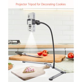 AFAXINRIE Adjustable Phone Tripod, Overhead Phone Mount, Tabletop Tripod for Cookie Decorating and Teaching Online Live Streaming and Showing Drawing Sketching Cooking