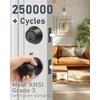 Brotima 2 Pack Entry Door Knob Lockset and Single Cylinder
