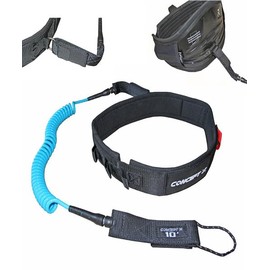 CONCEPT X Wingfoil Leash Wing Foil Surf Waist Belt (Blue, L - XXL)