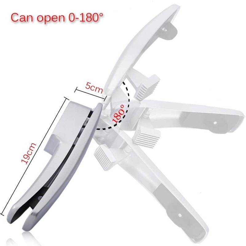 Garlic Press and Slicer 2 in 1 with Built-In Cleaner