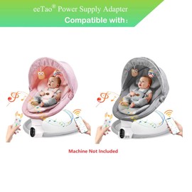 5V Replacement Adapter Compatible with Smelluck BB706 Portable Electric Baby Swings for Infants DC5V USB Power Supply Charger Cord Cable