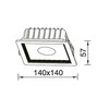 Lampenlux Spencer LED Recessed Spotlight IP44 230 V Outdoor Light