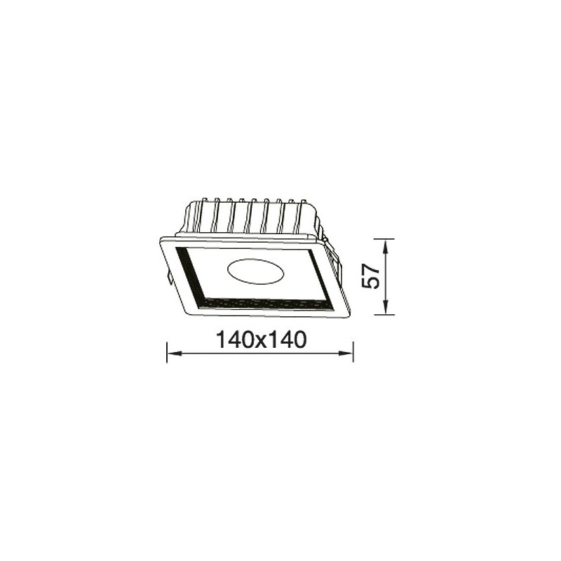 Lampenlux Spencer LED Recessed Spotlight IP44 230 V Outdoor Light
