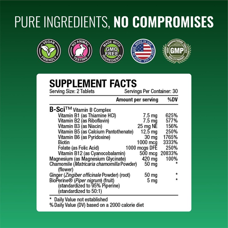 Approved Science Cramprin - High Absorption Magnesium, Vitamin B Complex,