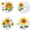 Summer Dining Melamine Plates Set of 4 - Sunflower