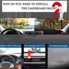 Blazeray Dashboard Cover Mat Pad Carpet Custom Fit for Nissan