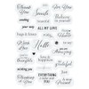Tonic Studios Stamp Set-from The Heart Sentiments