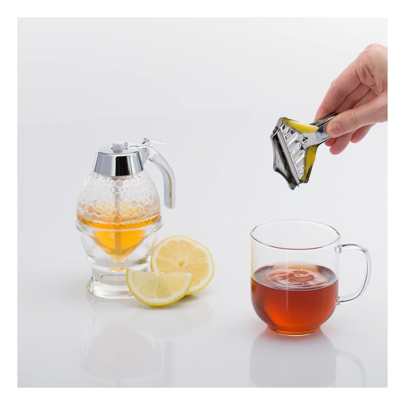 Westmark 908822E3 Lemon Chop Squeezers, Small Citrus Juicers, Stainless Steel,