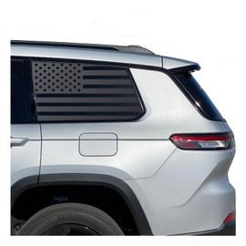 Tactical Decals - American Flag Decal for 2021-2025 Jeep Grand Cherokee L - 4 door (Matte Black)