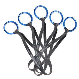 LastyBands Ultra, 5-Pack, 10 Inch Rugged Wrap for Cables, Hoses, and Cords (Blue)