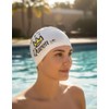 escualo Gorra para Natacion Mujer Adulto Modelo Queen (Silicon) Impermeable,
