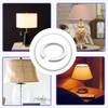 Acmerota 8Pcs E27 to E14 Lampshade Reducer Ring,Light Shade Reducer