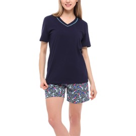 Merry Style Women's Pyjamas MS10-231 (Navy Blue/Toucans, S)