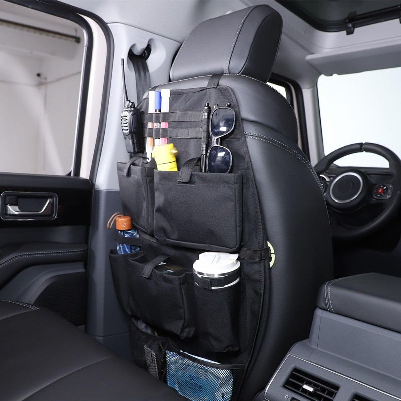 Hudiriy Car Back of Seat Organizer and Seat Protector Compatible