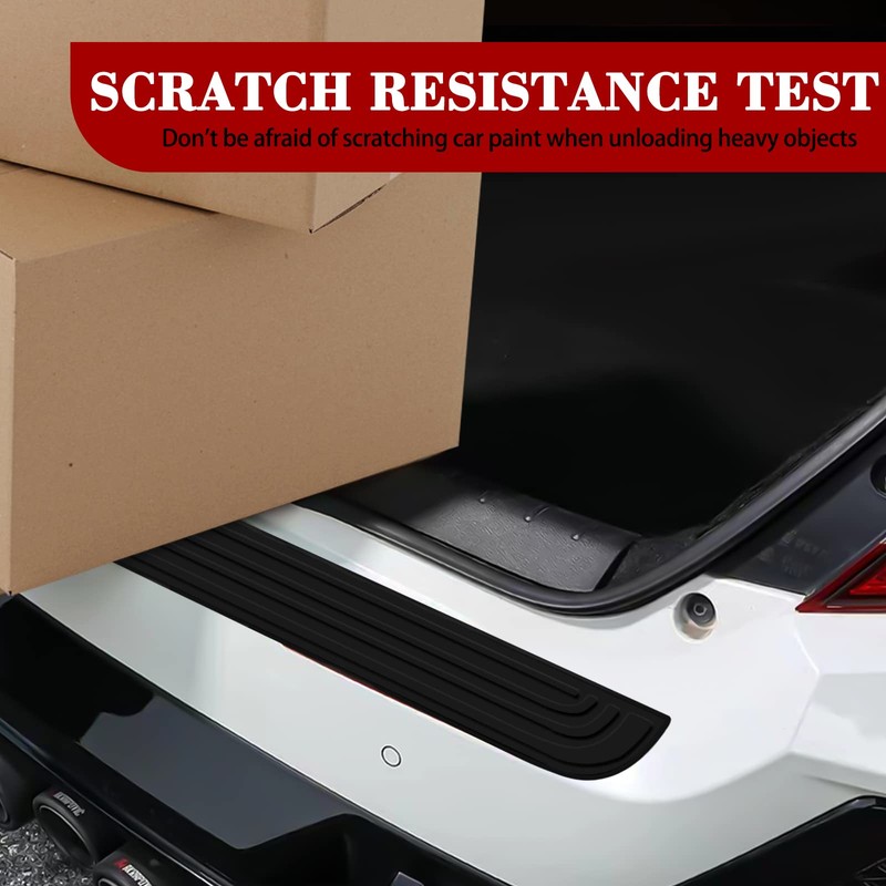 xbrtaia Rear Bumper Protector, Self-contained Viscose Natural Rubber Material Car