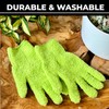 BLESS YOUR SOIL Microfiber Dusting Gloves for Plants : Premium,