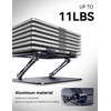 ivoler Adjustable Laptop Stand with 360° Rotating Base,Ergonomic Laptop Stand